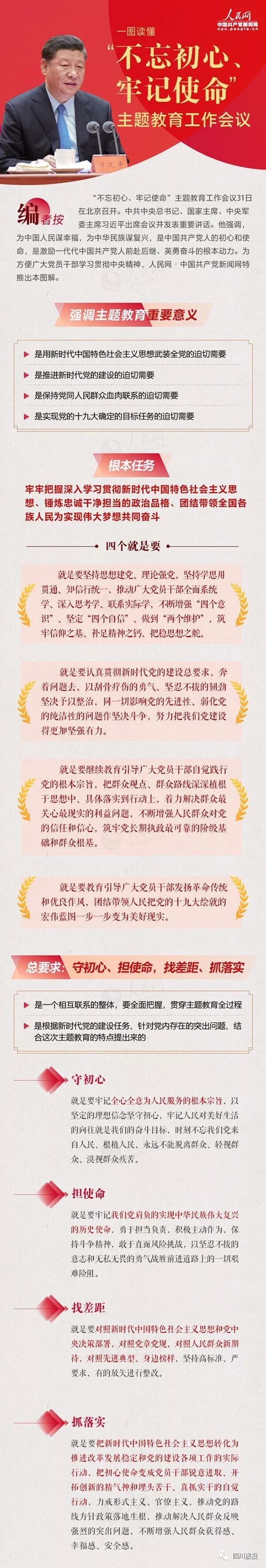 不忘初心、牢记使命| 一图读懂“不忘初心、牢记使命”主题教育工作会议