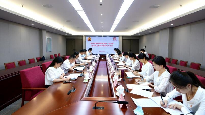 尊龙凯时集团党委书记、董事长任丁参加总部第一党支部党史学习教育专题组织生活会